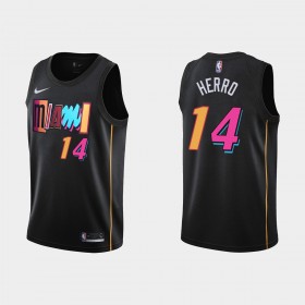 Maillot NBA Miami Heat Tyler Herro 14 Nike 2021-22 City Edition Swingman - Homme